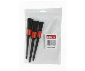 ENSEMBLE DE 3 BROSSES À TÊTE RONDE - Product Image 1