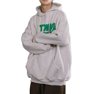 Custom Logo DTG Embroidery Hoodies <b>Thick</b> <b>Fleece</b> Cotton Anti-Shrink Long French Terry 3D Puff Printing Design Winter ODM Fabric - Product Image 6