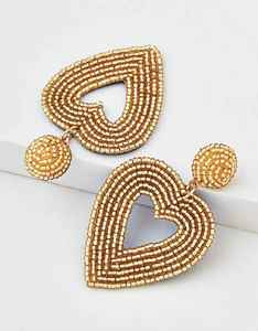 Pendientes bordados a mano con cuentas de semillas en forma de pájaro, joyería de gota de moda con bordado de cuentas para aniversarios - Product Image 6