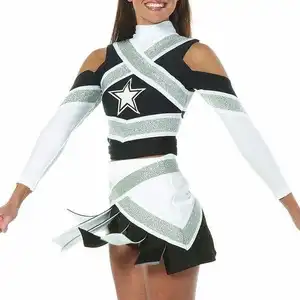 Women's School Girls Musical Party uniform Cheerleader Costume sexy girls cheerleader costume uniform