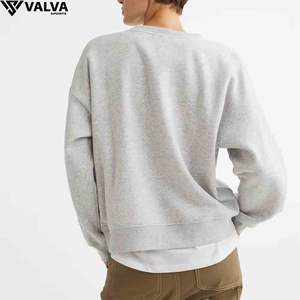 Sudaderas con capucha informales para mujer, sudaderas de moda de peso pesado, suéter deportivo de entrenamiento personalizado según su marca. - Product Image 3