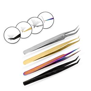 Pince à épiler en métal de haute qualité pour extensions de cils Outil essentiel pour une application précise Dites au revoir Pince à épiler maladroite de mauvaise qualité - Product Image 2