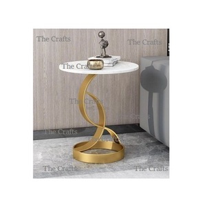 Table à manger en fer de conception unique moderne couleur or avec plateau en verre Meubles de maison Qualité exclusive Prix bas - Product Image 4