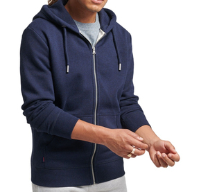 Haute qualité 100% coton polaire fermeture éclair hommes sweats à capuche sweat à capuche Logo personnalisé conception sweats à capuche unis pour hommes et unisexe 2025 - Product Image 1