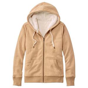Unisex Heavyweight <b>Sherpa</b> Lined Heather Zip Hood - Product Image 3