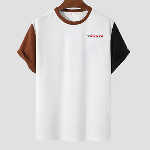 เสื้อยืดผู้ชายทรงปกติ ผลิตจากโรงงานขายส่ง ผ้าฝ้าย 100% แห้งเร็ว ขายดีที่สุด รับผลิตตามแบบ สำหรับผู้ใหญ่ - Product Image 1