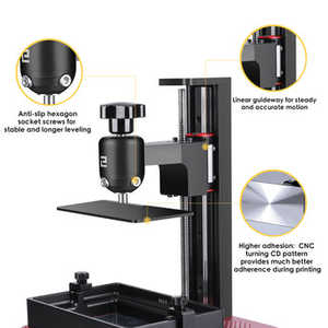 Imprimante 3D à résine ELEGOO Mars Pro, haute précision, technologie de moulage SLA pour la construction, le laboratoire, la bijouterie, l'usage domestique, l'impression d'étiquettes - Product Image 2