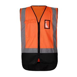 Chaleco de Poliéster para Hombre, Combinación de Colores, para Fotografía, Pesca, Escalada, Chaleco de Seguridad con Múltiples Bolsillos, Ropa Reflectante - Product Image 5