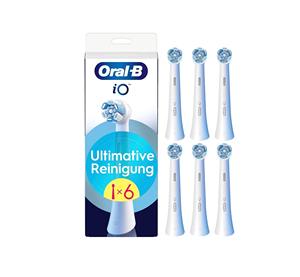 Oral-B iO Ultimate Cleaning-Cabezales de cepillo de dientes de repuesto originales para Oral-B iO Advanced Deep Cleaning-Blanco, paquete de 6 - Product Image 2