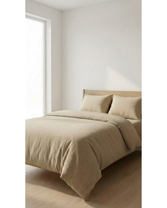 Ensemble de housse de couette en polycoton double taille |   Literie noire unie, douce et respirante |   Hôpital, maison, designs écologiques personnalisables - Product Image 3
