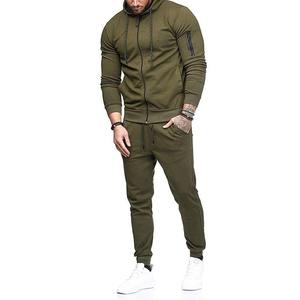 Vêtements de sport avec étiquette personnalisée, survêtements de sport, costume de jogging à capuche, survêtements de fitness pour hommes, ensemble de survêtements unisexe 2 pièces - Product Image 5