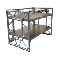 Mesa de DJ Portátil Modular de Aleación de Aluminio con Capacidad para 300 kg