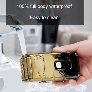 Rasoir Électrique Homme à Trois Lames, Moteur Puissant Multifonction, Sans Fil, Utilisation Humide/Sèche, Tondeuse/Clipper pour Crâne Chauve, Étanchéité IPX7 pour le Visage - Product Image 3