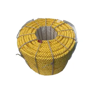 Multi Color 4 Strands Rope Fishing Boats Vessels High Strength UV Resisting PP/PE Fishing Rope For Export