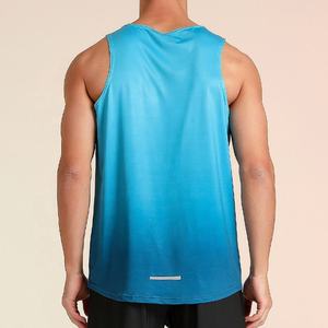 Mens Gradually Varied Tank Tops Tie Dye Tank Top for Men Gym Training Men Fitness Jogging Sportswear - Product Image 2