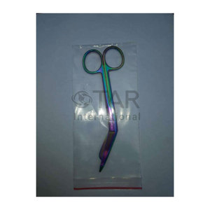 เครื่องมือผ่าตัดสแตนเลสคุณภาพสูงระดับมืออาชีพ กรรไกรตัดผ้าพันแผลทางการแพทย์ ลิสเตอร์  ผิวสีรุ้ง ความแม่นยำทางการแพทย์ - Product Image 6