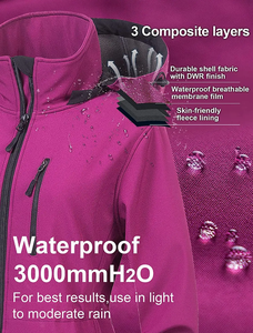 Chaqueta Softshell de invierno delgada con capucha de poliéster para hombre al aire libre hecha en Pakistán de alta calidad impermeable ecológico Vintage frontal - Product Image 6