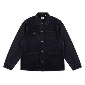 Latest Design <b>Men's</b> Denim Jackets Full Sleeves Light Color Denim <b>Jeans</b> Made Jackets With Customized Logo - Product Image 3