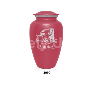 Phoenix Bird 10 "Memorial para cenizas humanas Mamá y papá Urna para cenizas para adultos Hombre y mujer Urna decorativa funeraria con bolsa gratis - Product Image 4