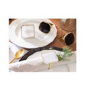 Anneaux de serviette de décoration de ferme avec produit à bas prix porte-serviette en marbre de haute qualité pour vente personnalisée - Product Image 2