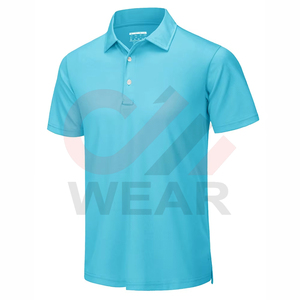 Polo personnalisé pour hommes avec impression par sublimation en différentes couleurs OMA Brand New Plain Blank T-Shirt Solid Pattern Collar - Product Image 5