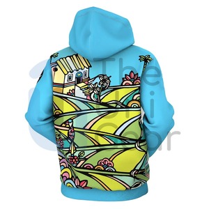 ชุดกีฬาแบบลำลองของผู้ชายเสื้อฮู้ดระบายอากาศได้ดีชุดออกกำลังกายสำหรับฤดูหนาวผ้าโพลีเอสเตอร์/ ผ้าฝ้ายพิมพ์ลายคุณภาพสูงสำหรับเด็กผู้ชายขายส่ง - Product Image 4