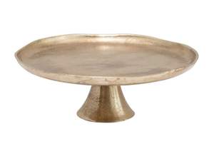 Royal Rustic Antique Gold Cake Stand Stylish Metal Pedestal Dessert Display Stand for Wedding Party and Vintage <b>Table</b> <b>Decoration</b> - Product Image 5