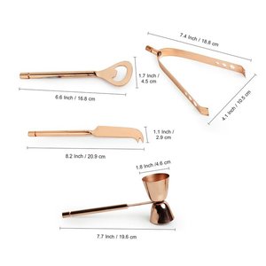 Elegant Party Use Stainless Steel Cocktail <b>Shaker</b> Set for Drink Service for Home Party Setup - Product Image 6