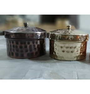 Wholesale Prices Decorative Metal <b>Candle</b> Jar With Lid for Home & Christmas Tabletop Decoration <b>Gold</b> <b>Candle</b> Jar - Product Image 5