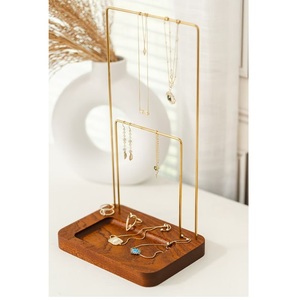 Top vente fait à la main en bois bijoux affichage Riser Unique bijoux présentoir boucle d'oreille présentoir pour la décoration - Product Image 2