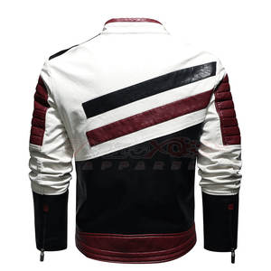 Chaquetas de Motociclista de Cuero para Hombre de Diseño Superior, Transpirables, Impermeables, Resistentes al Viento, Personalizadas, de Alta Calidad, al por Mayor - Product Image 2