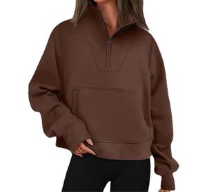 Sweat à capuche de sport imprimé d'hiver unisexe Tissu respirant Vêtements de gym et d'extérieur Polyester/Nylon mélangé avec fermeture éclair Design de mode décontracté - Product Image 3