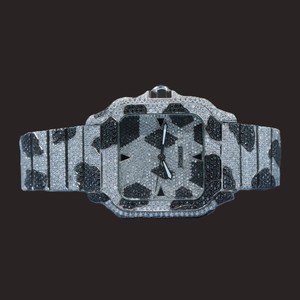 Reloj Automático de Lujo con Certificación IGI RB Gems 2024, Reloj ETA Antiguo para Hombre, Acero Inoxidable, Analógico, Cuadrado, Claridad VVS, Fase Lunar - Product Image 6