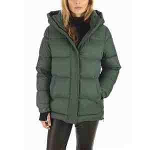 Chaqueta de Invierno Personalizada, Larga, Gruesa, Transpirable, Resistente al Viento, de Cuero Genuino, Tejida, con Cierre de Cremallera, de Poliéster - Product Image 6