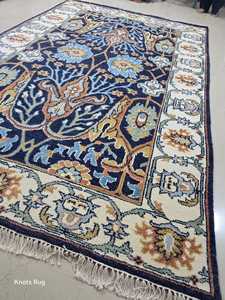 Multicolor Handmade Oushak Persian Carpet Turkish Rug Set for Living Room & Prayer Elegant Area Rug & Furniture Accessories - Product Image 4