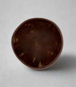 ชามแป้งไม้มะม่วงสีน้ำตาลเข้มแบบโบราณช้อนตักข้าวแบบแบนทำจากมะพร้าวใช้จากผู้ส่งออกอินเดีย - Product Image 3