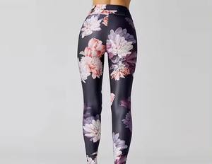 Hot Selling Women <b>Leggings</b> Sublimation <b>Legging</b> Breathable Lightweight Elastic Waist Yoga <b>Legging</b> Printed <b>Pattern</b> for Active Wear - Product Image 4