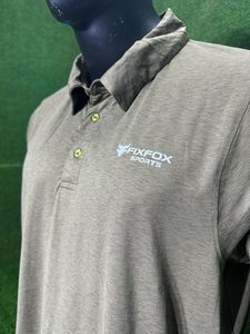 เสื้อยืดโปโลแขนยาวลำลองฤดูใบไม้ผลิสำหรับผู้ชายเสื้อโปโลถักลายเปิดไหล่ตกกระดุมสีขาว - Product Image 3