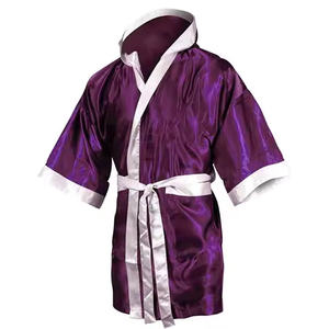 Novedad 2025: Batas de Boxeo Personalizadas de Alta Calidad en Poliéster/Algodón, Estilo Profesional, Secado Rápido, Unisex - Product Image 4