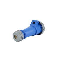 Coupleur étanche 2P + E 3 broches IP67 16A 32A prise industrielle et prise mâle connecteur femelle avec couvercle 220V 240V