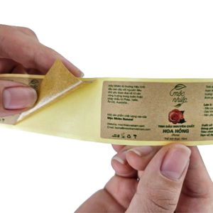 Etiquetas de cartón Kraft ecológicas de alta calidad, contenedor de alimentos, papel offset impreso personalizado, servicio ODM/OEM, fabricante de Vietnam - Product Image 3