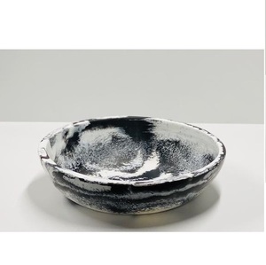 Tazón redondo para servir ensalada de resina de Color MOP, diseño de vanguardia, vajilla desechable y vajilla para fiestas - Product Image 2