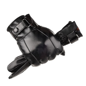 Gants de conduite d'hiver élégants classiques avec écran tactile en cuir de haute qualité pour la course et les vêtements de vélo à usage extérieur - Product Image 1