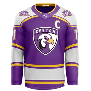 Comprar venta al por mayor personalizado pulóver hockey sudaderas con capucha sublimación impresa poliéster hockey sobre hielo desgaste Sudadera con capucha - Product Image 1