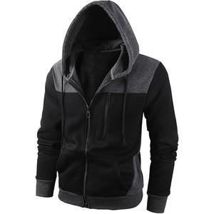 Black & <b>Grey</b> Oem Design Custom With Logo Printed Winter <b>Fleece</b> Sherpa Best Design Pullover Basics Cotton Blended Hoodie For <b>Men</b> - Product Image 1