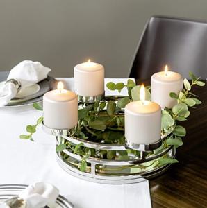 เชิงเทียนรูปทรงต้นไม้สำหรับตกแต่งกลางแจ้งสำหรับคริสต์มาสแท่นวางเทียนดีไซน์พับได้ทำด้วยมือ - Product Image 2