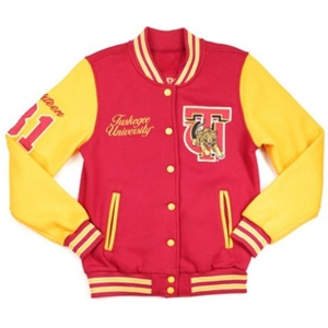 เสื้อแจ็กเก็ต Tuskegee VARSITY เสือสีทองเสื้อแจ็กเก็ตปักลายสำหรับวิทยาลัยเสื้อนอกโรงเรียนกำหนดได้เองเครื่องแต่งกายสำหรับทุกเพศ - Product Image 1