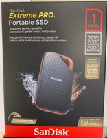 SSD portable Extreme PRO 1 To - jusqu'à 2000 Mo/s - USB 3.2, SDSSDE81-1T00-G25