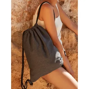 Borse Sportive con Coulisse in Materiale Riciclato Revive, Sacche da Palestra Sostenibili per Gadget Promozionali - Product Image 4