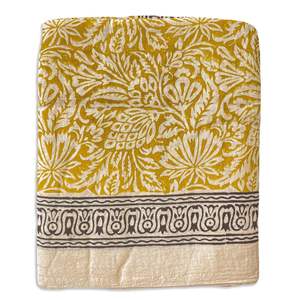 Pareo de Algodón Estampado a Mano, Falda de Playa, Chal, Bufanda de Algodón Voile, Estampado Floral, Ropa de Verano - Product Image 3